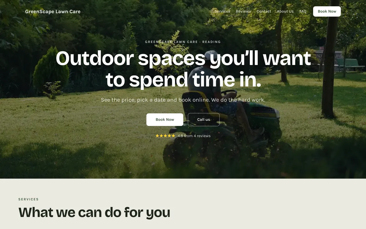 Outdoor template